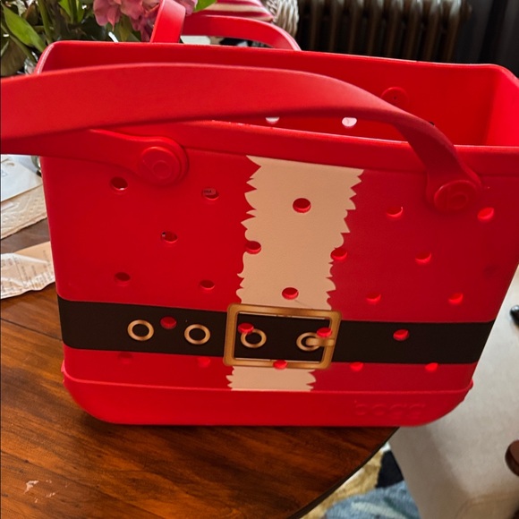 Red Santa Baby Bogg Tote Bag - Picture 3 of 5